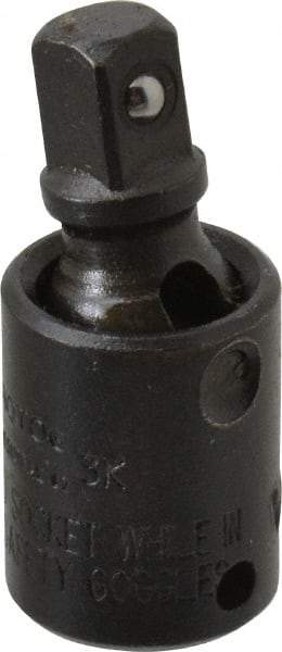 Proto - 1/4 Male 1/4 Female Impact Universal Joint - 1-13/32" OAL - USA Tool & Supply