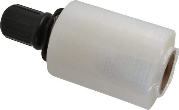 Stretch Associates - 5" x 700' 120 Gauge Clear Bundling Stretch Film with Dispenser - 4 Piece, 120 Gauge, Clear - USA Tool & Supply