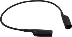 Pomona - Black Electrical Test Equipment Patch Cord - Use with Alligators Test Clips - USA Tool & Supply