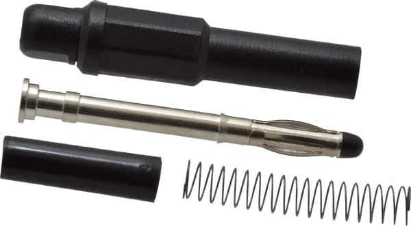 Pomona - Black Electrical Test Equipment Banana Plug - USA Tool & Supply