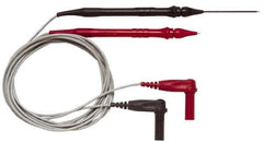 Pomona - Black/Red Electrical Test Equipment Probe Set - Use with Digital Multimeters - USA Tool & Supply