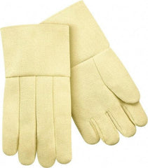 Steiner - Size Universal Wool Lined Aramid Fiberglass Blend Heat Resistant Glove - 14" OAL, Gauntlet Cuff - USA Tool & Supply