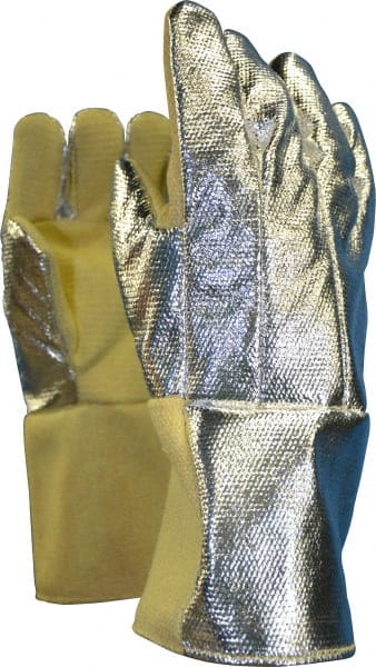 Steel Grip - Size Universal Wool Lined Aluminized Thermonol Welding Glove - USA Tool & Supply