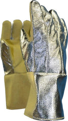 Steel Grip - Size Universal Wool Lined Aluminized Thermonol Welding Glove - USA Tool & Supply