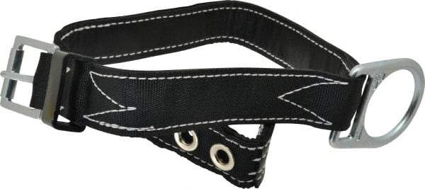 Miller - Size S, 31 to 39 Inch Waist, 1-3/4 Inch Wide, Single D Ring Style Body Belt - Nylon Webbing, Tongue Buckle Connection - USA Tool & Supply