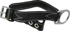 Miller - Size S, 31 to 39 Inch Waist, 1-3/4 Inch Wide, Single D Ring Style Body Belt - Nylon Webbing, Tongue Buckle Connection - USA Tool & Supply