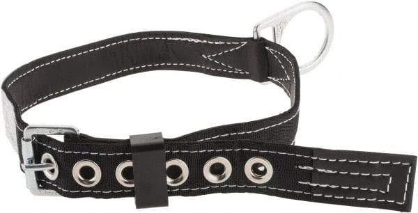 Miller - Size M, 35 to 43 Inch Waist, 1-3/4 Inch Wide, Single D Ring Style Body Belt - Nylon Webbing, Tongue Buckle Connection - USA Tool & Supply