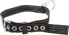 Miller - Size M, 35 to 43 Inch Waist, 1-3/4 Inch Wide, Single D Ring Style Body Belt - Nylon Webbing, Tongue Buckle Connection - USA Tool & Supply