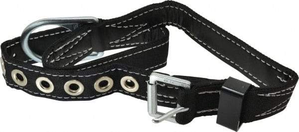 Miller - Size L, 39 to 47 Inch Waist, 1-3/4 Inch Wide, Single D Ring Style Body Belt - Nylon Webbing, Tongue Buckle Connection - USA Tool & Supply