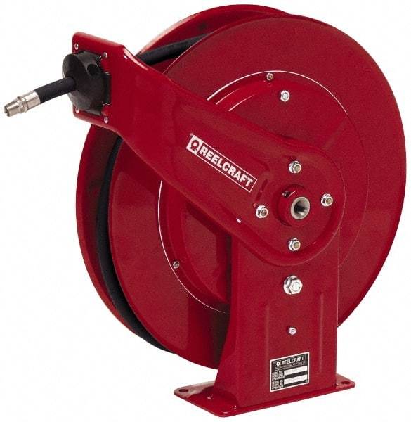 Reelcraft - 50' Spring Retractable Hose Reel - 4,800 psi, Hose Included - USA Tool & Supply