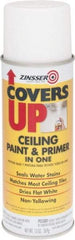 Zinsser - 13 oz Flat White Spray Primer & Finisher - 15 Sq Ft Coverage, Quick Drying - USA Tool & Supply