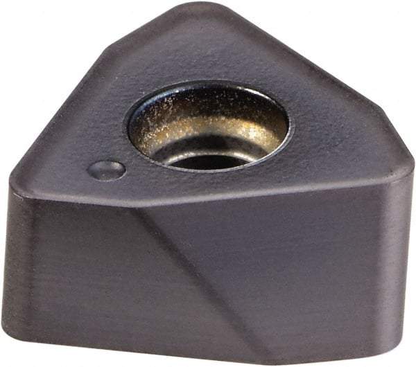 Kennametal - WOEJ090512 Grade KC522M Carbide Milling Insert - AlTiN Finish, 0.213" Thick, 0.35" Inscribed Circle, 1.22mm Corner Radius - USA Tool & Supply