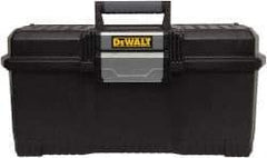 DeWALT - 1 Compartment Tool Box - 24" Wide x 11-1/2" Deep x 10-29/32" High, Metal/Resin, Black - USA Tool & Supply