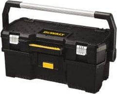 DeWALT - 4 Compartment Tool Case - 26-1/8" Wide x 12-5/8" Deep x 11-7/64" High, Metal/Resin/Plastic, Black - USA Tool & Supply