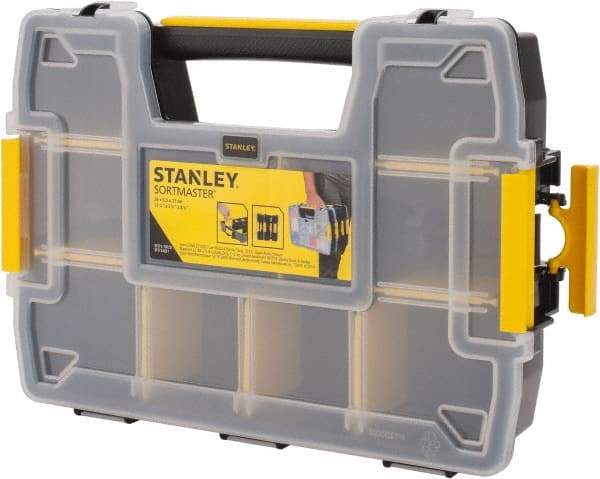 Stanley - 11-39/64" Wide x 2-15/64" High x 8-39/64" Deep, SortMaster Light - Plastic Frame, 10 Compartments - USA Tool & Supply