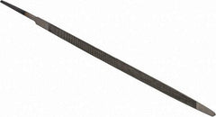 Value Collection - 7.61" Long, Taper American-Pattern File - Single Cut, 0.24" Overall Thickness, Tang - USA Tool & Supply