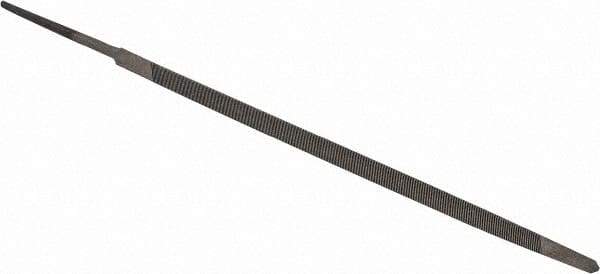 Value Collection - 6.44" Long, Taper American-Pattern File - Single Cut, 0.18" Overall Thickness, Tang - USA Tool & Supply