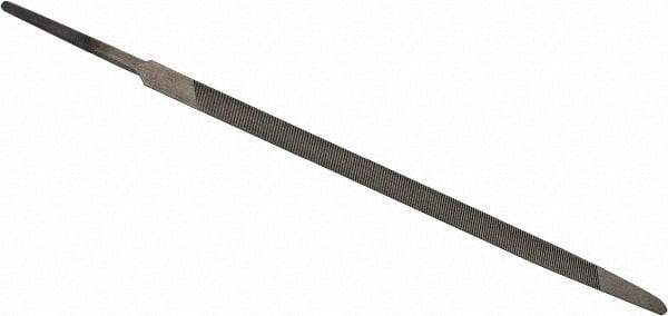 Value Collection - 5.27" Long, Taper American-Pattern File - Single Cut, 0.16" Overall Thickness, Tang - USA Tool & Supply