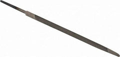 Value Collection - 5.27" Long, Taper American-Pattern File - Single Cut, 0.16" Overall Thickness, Tang - USA Tool & Supply