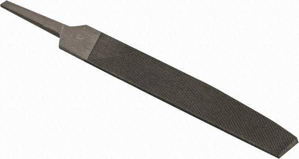 Value Collection - 5.3" Long, Second Cut, Knife American-Pattern File - Double Cut, 0.11" Overall Thickness, Tang - USA Tool & Supply