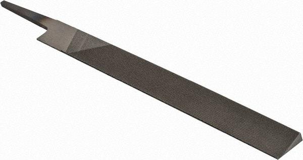 Value Collection - 7.61" Long, Smooth Cut, Knife American-Pattern File - Double Cut, 0.18" Overall Thickness, Tang - USA Tool & Supply