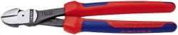 Knipex - 10" OAL, 0.181" Capacity, Diagonal Cutter - 1" Jaw Length x 11/16" Jaw Width, Round/Straight Head, Comfort Grip Handle - USA Tool & Supply