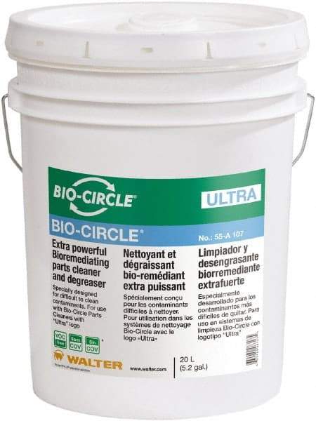 Bio-Circle - 5.3 Gal Bucket Parts Washer Fluid - Water-Based - USA Tool & Supply