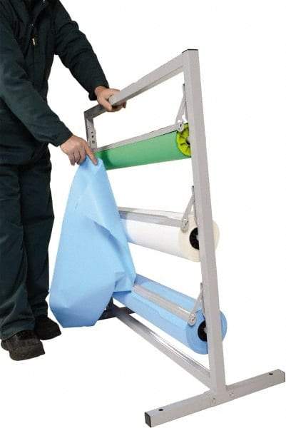 Vestil - 53" Wide, Wrapping Paper Dispenser - 48" Deep - USA Tool & Supply