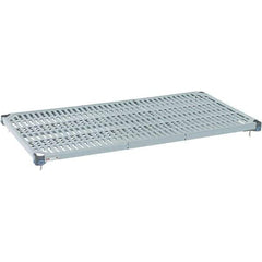 Metro - 36" Wide, 1-1/2" High, Open Shelving Shelf - Polymer, 18" Deep, Use with Metro Max Q - USA Tool & Supply