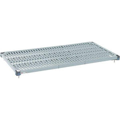 Metro - 42" Wide, 1-1/2" High, Open Shelving Shelf - Polymer, 18" Deep, Use with Metro Max Q - USA Tool & Supply