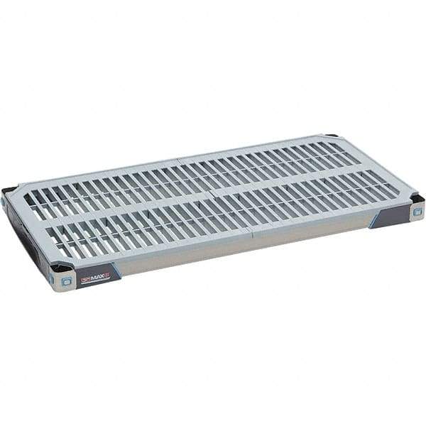 Metro - 36" Wide, 1-1/2" High, Open Shelving Shelf - Polymer, 18" Deep, Use with Metro Max I - USA Tool & Supply