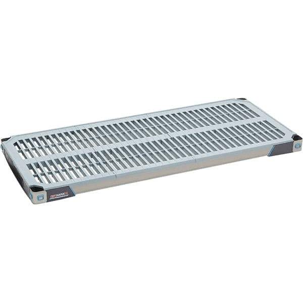Metro - 42" Wide, 1-1/2" High, Open Shelving Shelf - Polymer, 18" Deep, Use with Metro Max I - USA Tool & Supply
