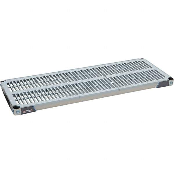 Metro - 48" Wide, 1-1/2" High, Open Shelving Shelf - Polymer, 18" Deep, Use with Metro Max I - USA Tool & Supply