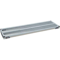 Metro - 60" Wide, 1-1/2" High, Open Shelving Shelf - Polymer, 18" Deep, Use with Metro Max I - USA Tool & Supply