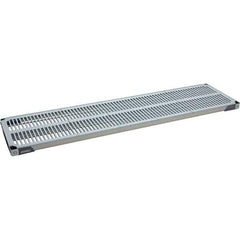 Metro - 72" Wide, 1-1/2" High, Open Shelving Shelf - Polymer, 18" Deep, Use with Metro Max I - USA Tool & Supply