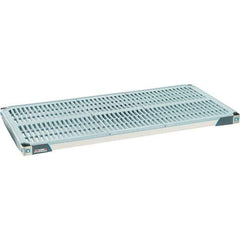 Metro - 48" Wide, 1-1/2" High, Open Shelving Polymer Shelf - Polymer, 24" Deep, Use with Metro Max I - USA Tool & Supply