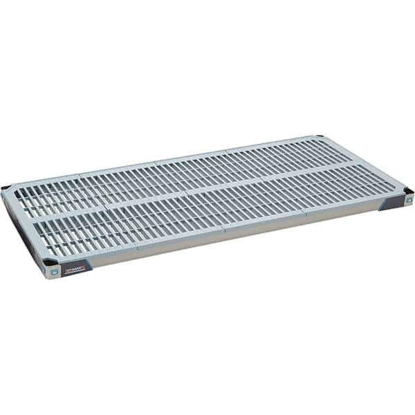 Metro - 54" Wide, 1-1/2" High, Open Shelving Polymer Shelf - Polymer, 24" Deep, Use with Metro Max I - USA Tool & Supply