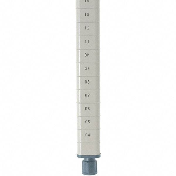 Metro - 27" High, Open Shelving Post - Steel with Epoxy Coating, Use with Metro Max Q Shelves - USA Tool & Supply