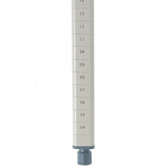 Metro - 54" High, Open Shelving Post - Steel with Epoxy Coating, Use with Metro Max Q Shelves - USA Tool & Supply