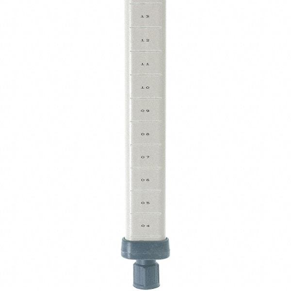 Metro - 13" High, Open Shelving Post - Polymer, Use with Metro Max I Shelving - USA Tool & Supply