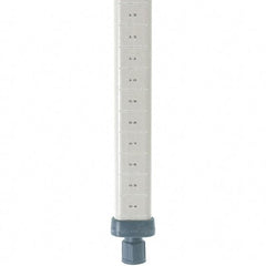 Metro - 13" High, Open Shelving Post - Polymer, Use with Metro Max I Shelving - USA Tool & Supply