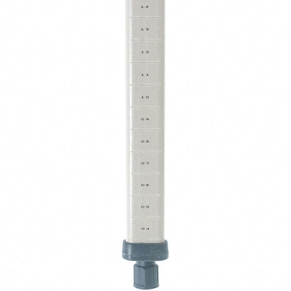 Metro - 33" High, Open Shelving Post - Polymer, Use with Metro Max I Shelving - USA Tool & Supply