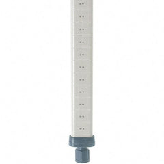 Metro - 33" High, Open Shelving Post - Polymer, Use with Metro Max I Shelving - USA Tool & Supply