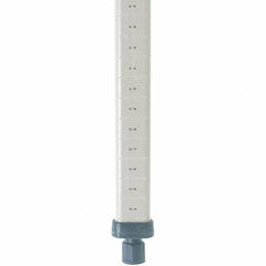 Metro - 63" High, Open Shelving Post - Polymer, Use with Metro Max I Shelving - USA Tool & Supply