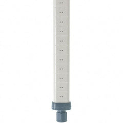 Metro - 74" High, Open Shelving Post - Polymer, Use with Metro Max I Shelving - USA Tool & Supply