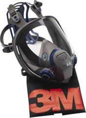 3M - Series FF-400, Size S Full Face Respirator - 6-Point Suspension, Bayonet Connection - USA Tool & Supply