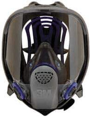 3M - Series FF-400, Size L Full Face Respirator - 6-Point Suspension, Bayonet Connection - USA Tool & Supply