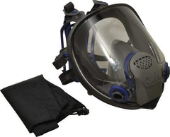 3M - Series FF-400, Size M Full Face Respirator - 6-Point Suspension, Bayonet Connection - USA Tool & Supply