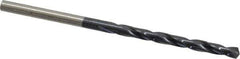 Hertel - #30 135° High Speed Steel Jobber Drill - TiAlN Finish, Right Hand Cut, Spiral Flute, Straight Shank, 2-3/4" OAL, Split Point - USA Tool & Supply