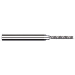Variable Helix End Mills for Aluminum Alloys - Finishers - 0.1250″ (1/8″) Cutter Diameter × 1.0000″ (1″) Length of Cut Carbide Square End Mill Finisher for Aluminum Alloys, 5 Flutes, TiB2 Coated - Exact Industrial Supply